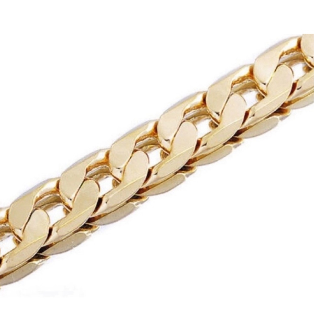 New 18k Gold Unisex Cuban Link Classic Minimalist Chain Handcrafted Necklace - Picture 4 of 16